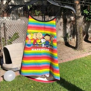 Color tank cropped top